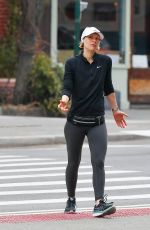 CLAIRE DANES Out Jogging in New York 04/06/2022