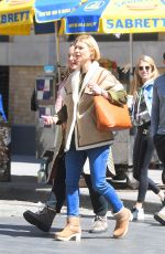 CLAIRE DANES Out with Friend in New York 04/08/2022