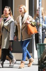 CLAIRE DANES Out with Friend in New York 04/08/2022