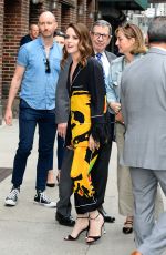 CLAIRE FOY Arrives at Late Show With Stephen Colbert 04/13/2022
