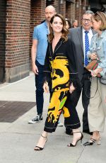 CLAIRE FOY Arrives at Late Show With Stephen Colbert 04/13/2022