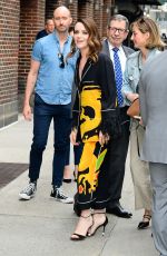 CLAIRE FOY Arrives at Late Show With Stephen Colbert 04/13/2022