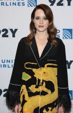 CLAIRE FOY at 9Y in New York 04/13/2022