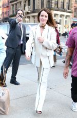 CLAIRE FOY Out and About in New York 04/12/2022