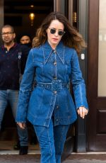 CLAIRE FOY Out in New York 04/14/2022
