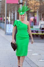 CLAIRE SWEENEY at Ladies Day at Aintree in Liverpool 04/08/2022