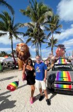 CLAUDIA ROMANI at Miami Beach Gay Pride 04/10/2022