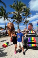 CLAUDIA ROMANI at Miami Beach Gay Pride 04/10/2022