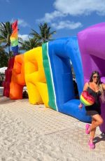 CLAUDIA ROMANI at Miami Beach Gay Pride 04/10/2022