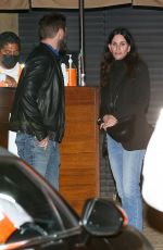 COURTENEY COX and Johnny McDaid Leaves Nobu in Malibu 04/26/2022