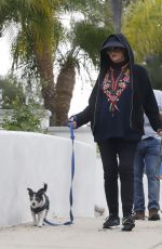 CYBIL SHEPHERD Out with Dogs in Los Angeles 04/05/2022