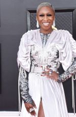 CYNTHIA ERIVO at 64th Annual Grammy Awards in Las Vegas 04/03/2022