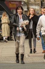 DAISY LOWE Out with Her Dog in London 04/10/2022