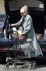DAKOTA FANNING Shopping at Vons in Toluca Lake 04/01/2022