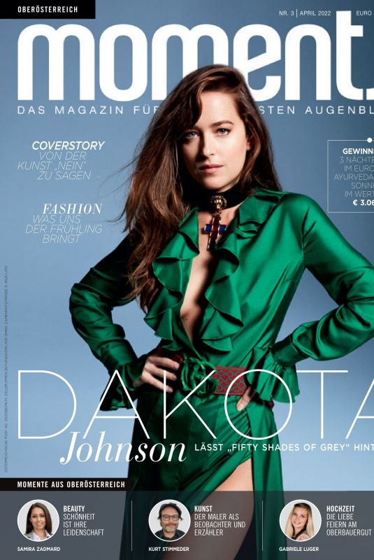 DAKOTA JOHNSON in  Moments Magazine, April 2022