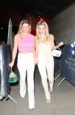 DANI DYER Leaves Cabaret All Stars Show at Proud Embankment in London 04/08/2022