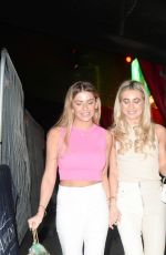 DANI DYER Leaves Cabaret All Stars Show at Proud Embankment in London 04/08/2022