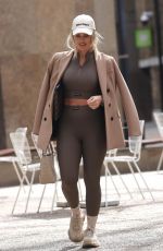 DANIELLE ARMSTRONG Arrives for Business Meetings in London 03/31/2022