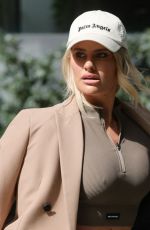 DANIELLE ARMSTRONG Arrives for Business Meetings in London 03/31/2022