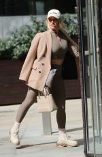 DANIELLE ARMSTRONG Arrives for Business Meetings in London 03/31/2022