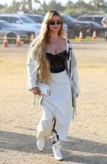 DEMI ROSE Out at Coachella in Indio 04/24/2022