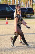 DEMI SIMS at a Coachella Party in Palm Springs 04/23/2022