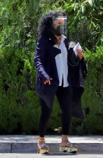 DIANA ROSS Out and About in West Hollywood 04/18/2022