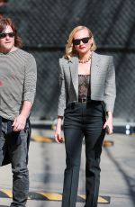 DIANE KRUGER and Norman Reedus Arrives at Jimmy Kimmel Live 04/07/2022