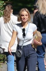 DOMENICA CALARCO at a Meeting with Her Manager in Paddington 04/20/2022