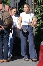 DOMENICA CALARCO at a Meeting with Her Manager in Paddington 04/20/2022