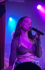 DOVE CAMERON Performs at Omearain in London 04/13/2022