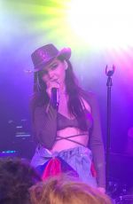 DOVE CAMERON Performs at Omearain in London 04/13/2022