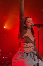 DOVE CAMERON Performs at Omearain in London 04/13/2022