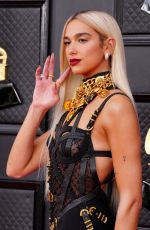DUA LIPA at 64th Annual Grammy Awards in Las Vegas 04/03/2022