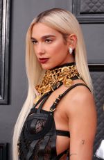 DUA LIPA at 64th Annual Grammy Awards in Las Vegas 04/03/2022