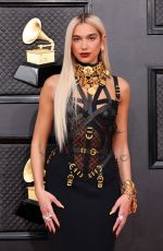 DUA LIPA at 64th Annual Grammy Awards in Las Vegas 04/03/2022