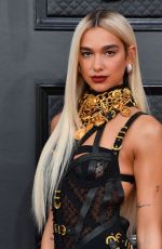 DUA LIPA at 64th Annual Grammy Awards in Las Vegas 04/03/2022