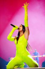DUA LIPA Performs at Future Nostalgia Tour in Seattle 03/31/2022