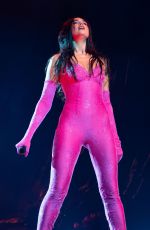 DUA LIPA Performs at Her Future Nostalia Tour in Manchester 04/15/2022
