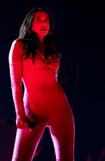 DUA LIPA Performs at Her Future Nostalia Tour in Manchester 04/15/2022