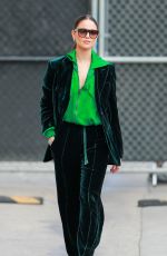 EIZA GONZALEZ Arrives at Jimmy Jimmel Live Studios in Hollywood 04/04/2022