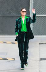 EIZA GONZALEZ Arrives at Jimmy Jimmel Live Studios in Hollywood 04/04/2022