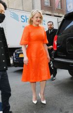 ELISABETH MOSS Out in New York 04/27/2022