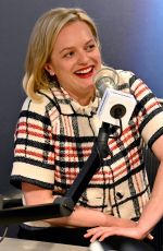 ELIZABETH MOSS at Siriusxm Studio in New York 04/26/2022