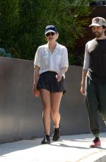 ELIZABETH OLSEN and Robbie Arnett at Hank
