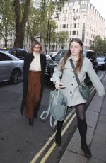 ELIZABETH OLSEN Arrives at Annabel