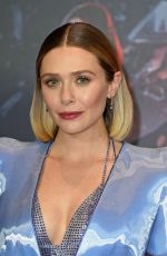 ELIZABETH OLSEN at Doctor Strange In The Multiverse Of Madness Photocall 04/21/2022