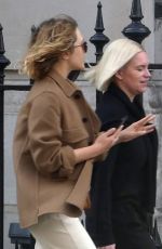 ELIZABETH OLSEN Out and About in London 04/23/2022