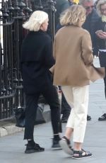 ELIZABETH OLSEN Out and About in London 04/23/2022