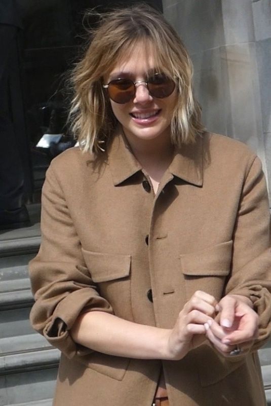 ELIZABETH OLSEN Out and About in London 04/23/2022